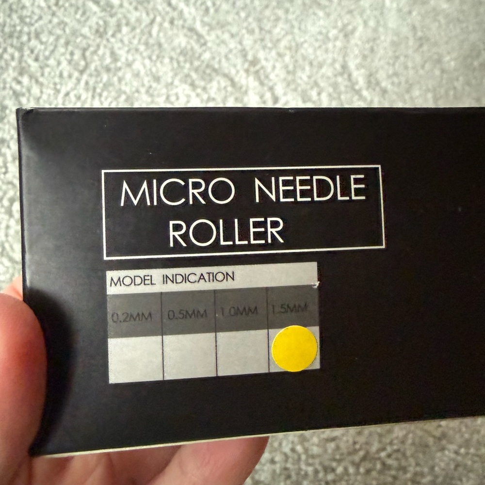 Micro Needle Roller - Black Box with Yellow Accent